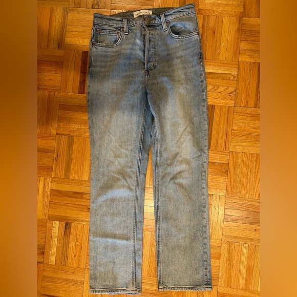 Denim Forum light wash jeans - Picture 1 of 3